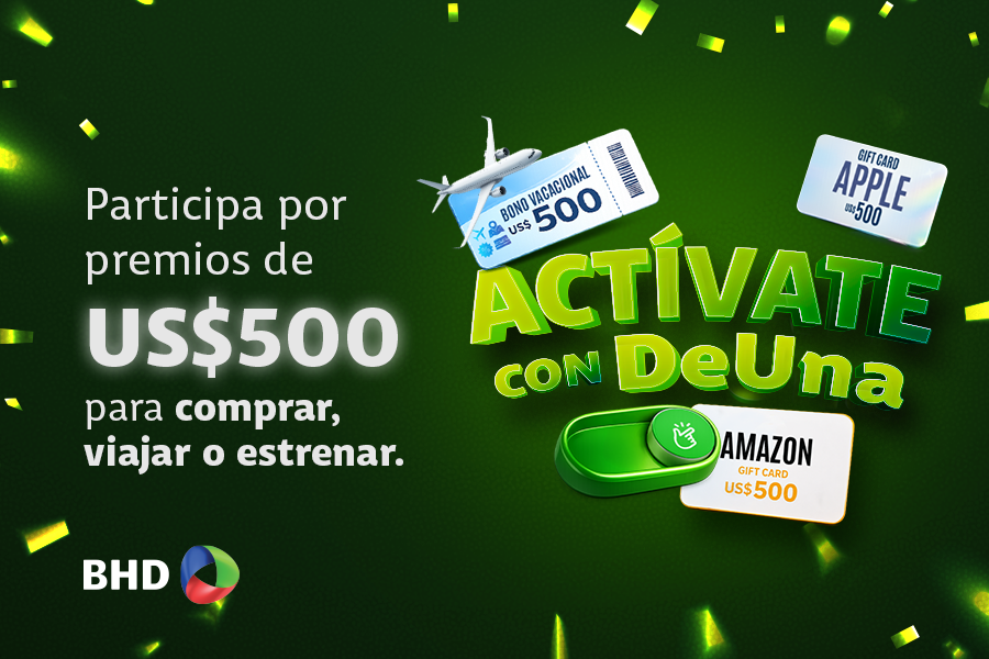 ¡Actívate con DeUna BHD!